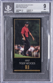 1997-98 Grand Slam Ventures "Masters Collection" #1997 Tiger Woods – BGS MINT 9